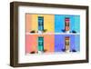 ¡Viva Mexico! Collection - Wall Color IV - Campeche-Philippe Hugonnard-Framed Photographic Print