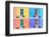 ¡Viva Mexico! Collection - Wall Color IV - Campeche-Philippe Hugonnard-Framed Photographic Print