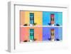 ¡Viva Mexico! Collection - Wall Color IV - Campeche-Philippe Hugonnard-Framed Photographic Print