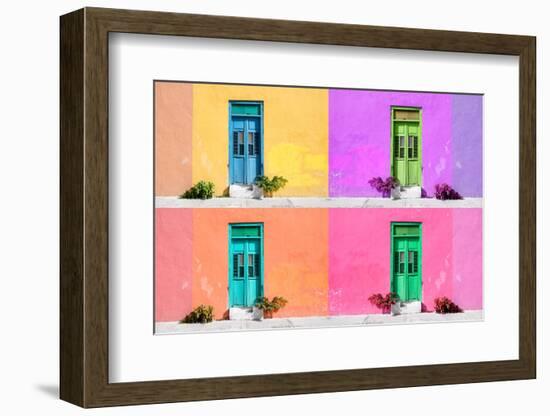 ¡Viva Mexico! Collection - Wall Color V - Campeche-Philippe Hugonnard-Framed Photographic Print