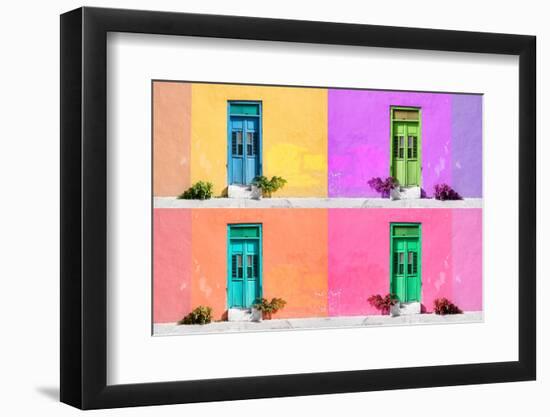 ¡Viva Mexico! Collection - Wall Color V - Campeche-Philippe Hugonnard-Framed Photographic Print