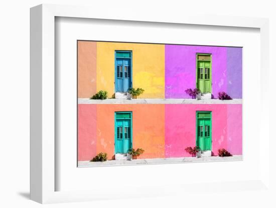 ¡Viva Mexico! Collection - Wall Color V - Campeche-Philippe Hugonnard-Framed Photographic Print