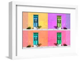 ¡Viva Mexico! Collection - Wall Color V - Campeche-Philippe Hugonnard-Framed Photographic Print