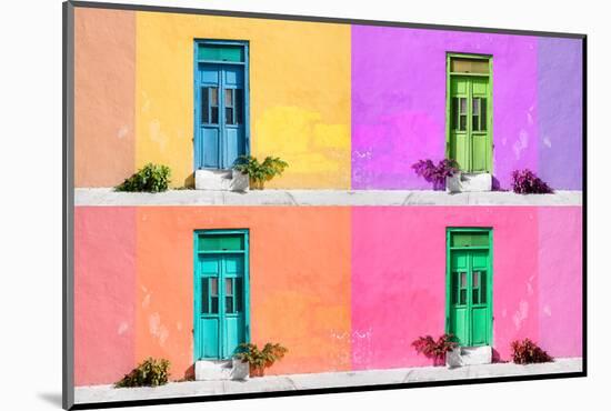 ¡Viva Mexico! Collection - Wall Color V - Campeche-Philippe Hugonnard-Mounted Photographic Print