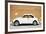 ¡Viva Mexico! Collection - White VW Beetle Car and Caramel Street Wall-Philippe Hugonnard-Framed Photographic Print