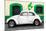 ¡Viva Mexico! Collection - White VW Beetle Car and Green Graffiti-Philippe Hugonnard-Mounted Photographic Print