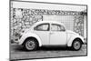 ¡Viva Mexico! Collection - White VW Beetle Car-Philippe Hugonnard-Mounted Photographic Print