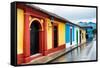 ¡Viva Mexico! Collection - Winter Morning in San Cristobal de Las Casas-Philippe Hugonnard-Framed Stretched Canvas