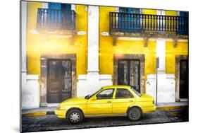 ¡Viva Mexico! Collection - Yellow Car in Campeche II-Philippe Hugonnard-Mounted Photographic Print