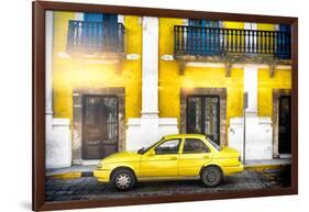 ¡Viva Mexico! Collection - Yellow Car in Campeche II-Philippe Hugonnard-Framed Photographic Print