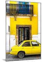 ¡Viva Mexico! Collection - Yellow Car in Campeche III-Philippe Hugonnard-Mounted Premium Photographic Print