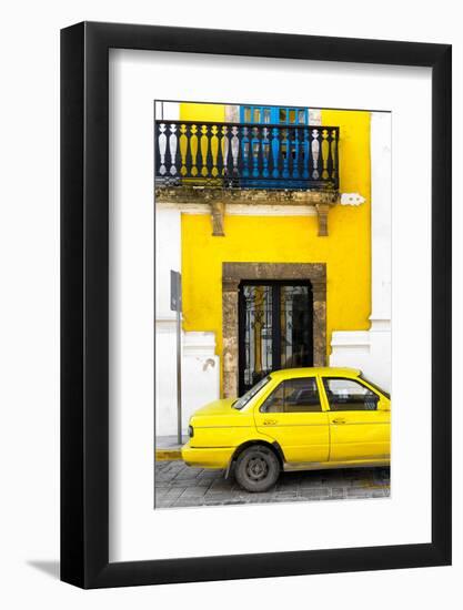 ¡Viva Mexico! Collection - Yellow Car in Campeche III-Philippe Hugonnard-Framed Photographic Print