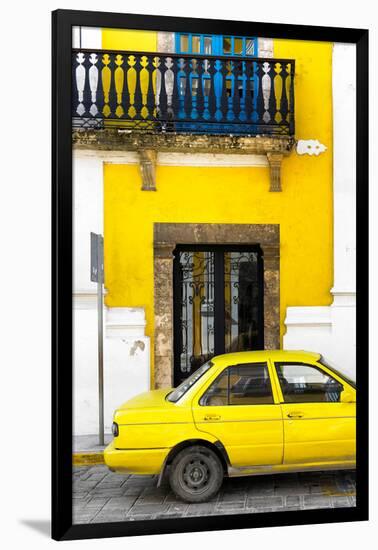 ¡Viva Mexico! Collection - Yellow Car in Campeche III-Philippe Hugonnard-Framed Photographic Print