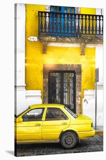 ¡Viva Mexico! Collection - Yellow Car in Campeche IV-Philippe Hugonnard-Stretched Canvas