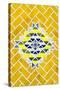 ¡Viva Mexico! Collection - Yellow Mosaics-Philippe Hugonnard-Stretched Canvas