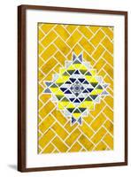 ¡Viva Mexico! Collection - Yellow Mosaics-Philippe Hugonnard-Framed Photographic Print