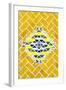 ¡Viva Mexico! Collection - Yellow Mosaics-Philippe Hugonnard-Framed Photographic Print