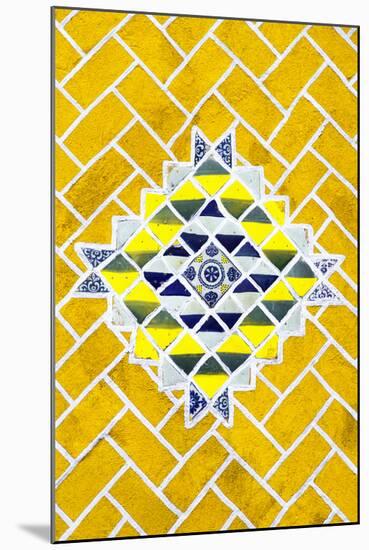 ¡Viva Mexico! Collection - Yellow Mosaics-Philippe Hugonnard-Mounted Photographic Print