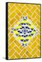 ¡Viva Mexico! Collection - Yellow Mosaics-Philippe Hugonnard-Framed Stretched Canvas