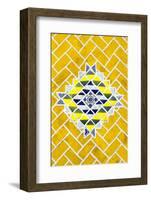 ¡Viva Mexico! Collection - Yellow Mosaics-Philippe Hugonnard-Framed Photographic Print