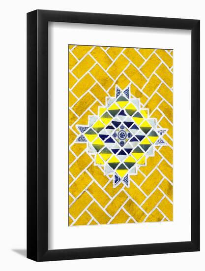 ¡Viva Mexico! Collection - Yellow Mosaics-Philippe Hugonnard-Framed Photographic Print