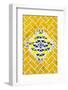 ¡Viva Mexico! Collection - Yellow Mosaics-Philippe Hugonnard-Framed Photographic Print