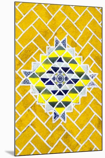 ¡Viva Mexico! Collection - Yellow Mosaics-Philippe Hugonnard-Mounted Photographic Print