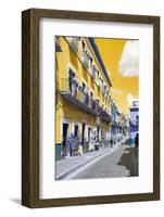 ?Viva Mexico! Collection - Yellow Street Scene - Guanajuato-Philippe Hugonnard-Framed Photographic Print