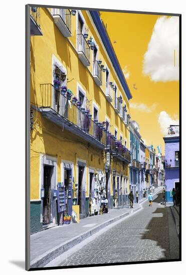 ?Viva Mexico! Collection - Yellow Street Scene - Guanajuato-Philippe Hugonnard-Mounted Photographic Print