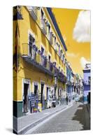 ?Viva Mexico! Collection - Yellow Street Scene - Guanajuato-Philippe Hugonnard-Stretched Canvas