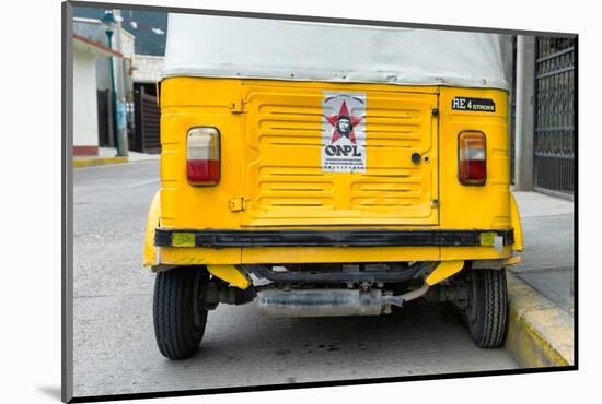 ¡Viva Mexico! Collection - Yellow Tuk Tuk-Philippe Hugonnard-Mounted Photographic Print