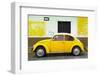¡Viva Mexico! Collection - Yellow VW Beetle Car and American Graffiti-Philippe Hugonnard-Framed Photographic Print