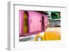 ¡Viva Mexico! Collection - Yellow VW Beetle Car and Colorful House-Philippe Hugonnard-Framed Photographic Print