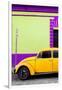 ¡Viva Mexico! Collection - Yellow VW Beetle Car and Colorful Wall-Philippe Hugonnard-Framed Photographic Print