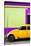 ¡Viva Mexico! Collection - Yellow VW Beetle Car and Colorful Wall-Philippe Hugonnard-Stretched Canvas