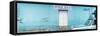 ¡Viva Mexico! Panoramic Collection - "5 de febrero" Blue Wall-Philippe Hugonnard-Framed Stretched Canvas