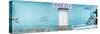 ¡Viva Mexico! Panoramic Collection - "5 de febrero" Blue Wall-Philippe Hugonnard-Stretched Canvas