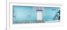 ¡Viva Mexico! Panoramic Collection - "5 de febrero" Blue Wall-Philippe Hugonnard-Framed Photographic Print