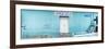 ¡Viva Mexico! Panoramic Collection - "5 de febrero" Blue Wall-Philippe Hugonnard-Framed Photographic Print