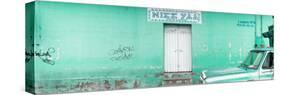 ¡Viva Mexico! Panoramic Collection - "5 de febrero" Coral Green Wall-Philippe Hugonnard-Stretched Canvas