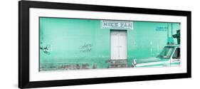 ¡Viva Mexico! Panoramic Collection - "5 de febrero" Coral Green Wall-Philippe Hugonnard-Framed Photographic Print