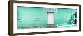 ¡Viva Mexico! Panoramic Collection - "5 de febrero" Coral Green Wall-Philippe Hugonnard-Framed Photographic Print