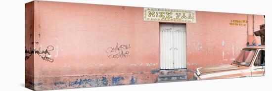 ¡Viva Mexico! Panoramic Collection - "5 de febrero" Coral Wall-Philippe Hugonnard-Stretched Canvas