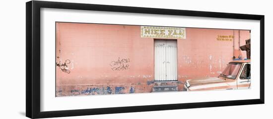 ¡Viva Mexico! Panoramic Collection - "5 de febrero" Coral Wall-Philippe Hugonnard-Framed Photographic Print