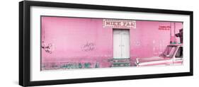 ¡Viva Mexico! Panoramic Collection - "5 de febrero" Light Pink Wall-Philippe Hugonnard-Framed Photographic Print