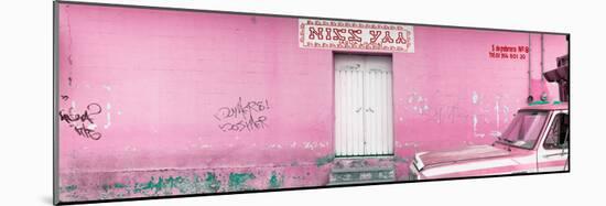 ¡Viva Mexico! Panoramic Collection - "5 de febrero" Light Pink Wall-Philippe Hugonnard-Mounted Photographic Print