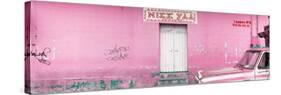 ¡Viva Mexico! Panoramic Collection - "5 de febrero" Light Pink Wall-Philippe Hugonnard-Stretched Canvas