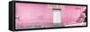¡Viva Mexico! Panoramic Collection - "5 de febrero" Light Pink Wall-Philippe Hugonnard-Framed Stretched Canvas
