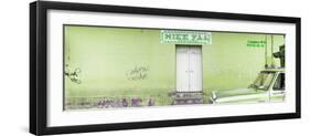 ¡Viva Mexico! Panoramic Collection - "5 de febrero" Lime Green Wall-Philippe Hugonnard-Framed Photographic Print