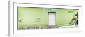 ¡Viva Mexico! Panoramic Collection - "5 de febrero" Lime Green Wall-Philippe Hugonnard-Framed Photographic Print